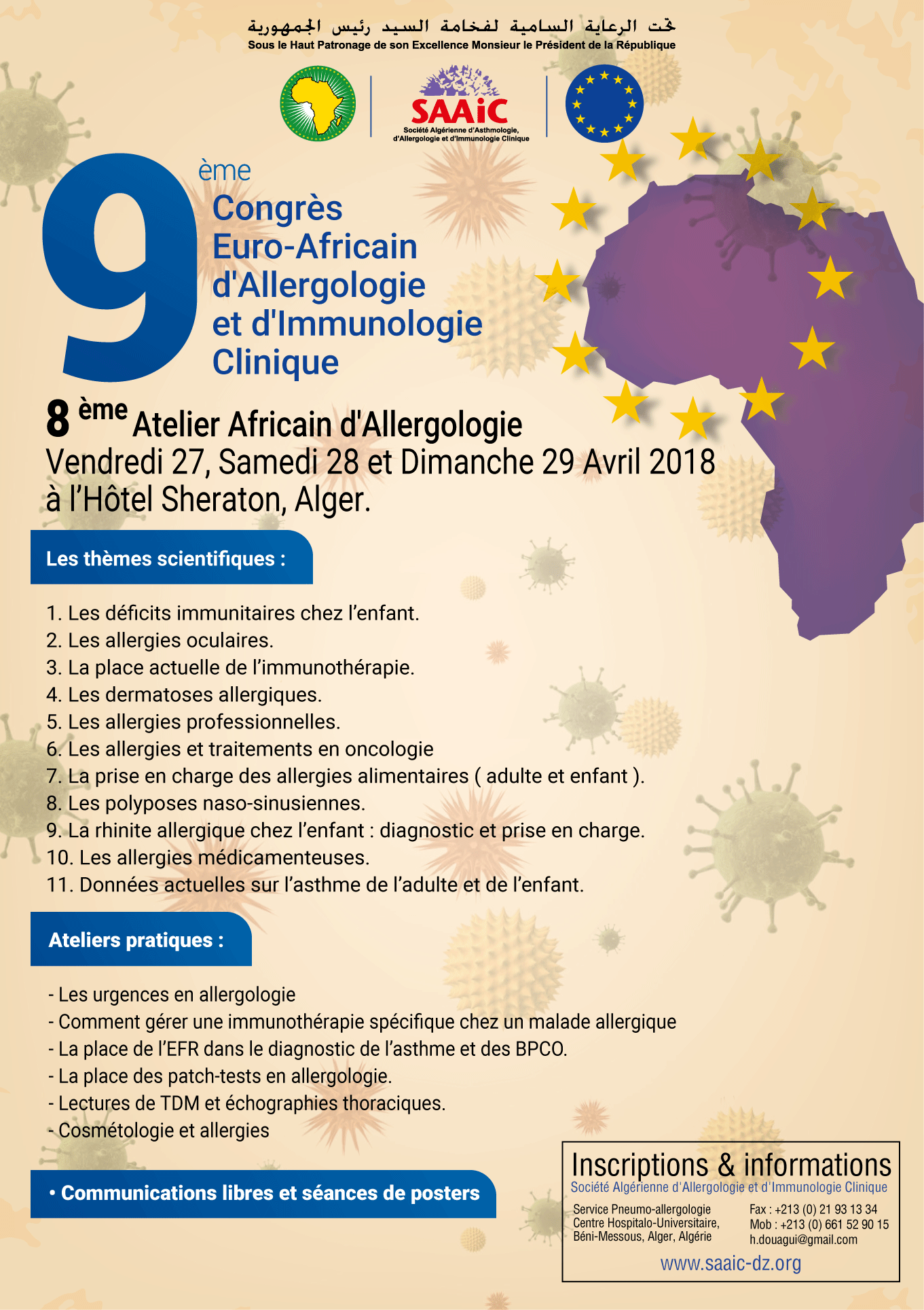 9ème Congrès Euro-Africain d'Allergologie et d'Immunologie Clinique 